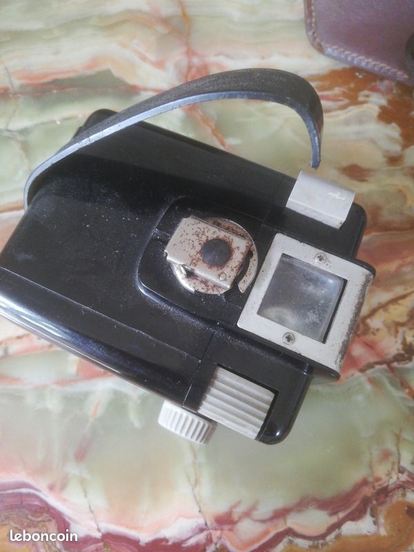 Appareil Photo Vintage Kodak Brownie Flash (Années 50) – Fabriqué en France + Sacoche Cuir (image 10)