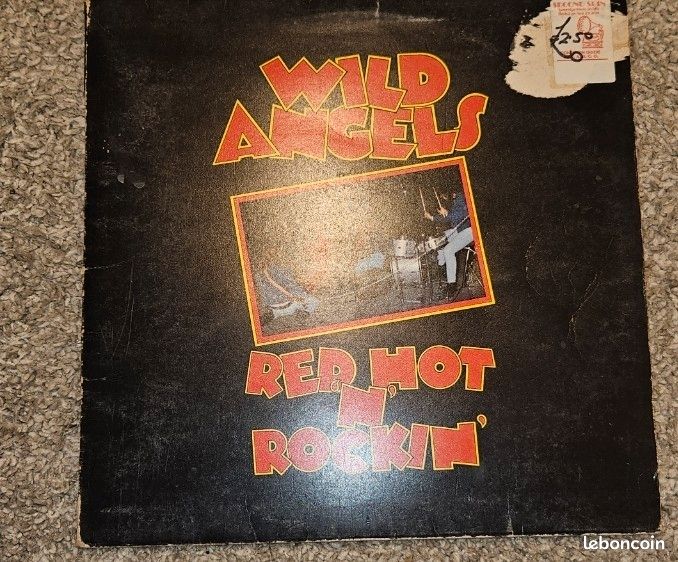 Lp 33t wild angels - red hot n'rockin (image 1)