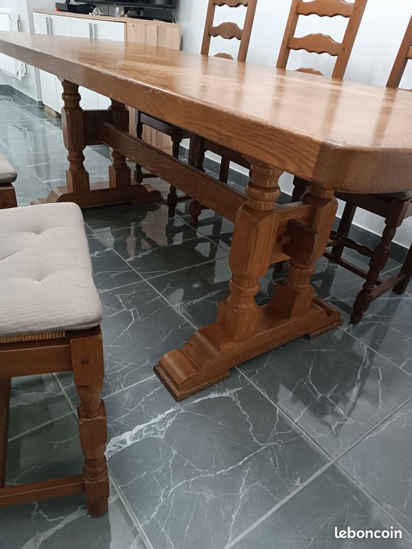 Table rectangulaire en bois Macif (image 6)