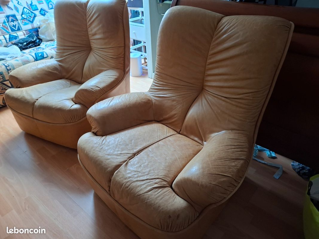 Fauteuils cuir (image 3)
