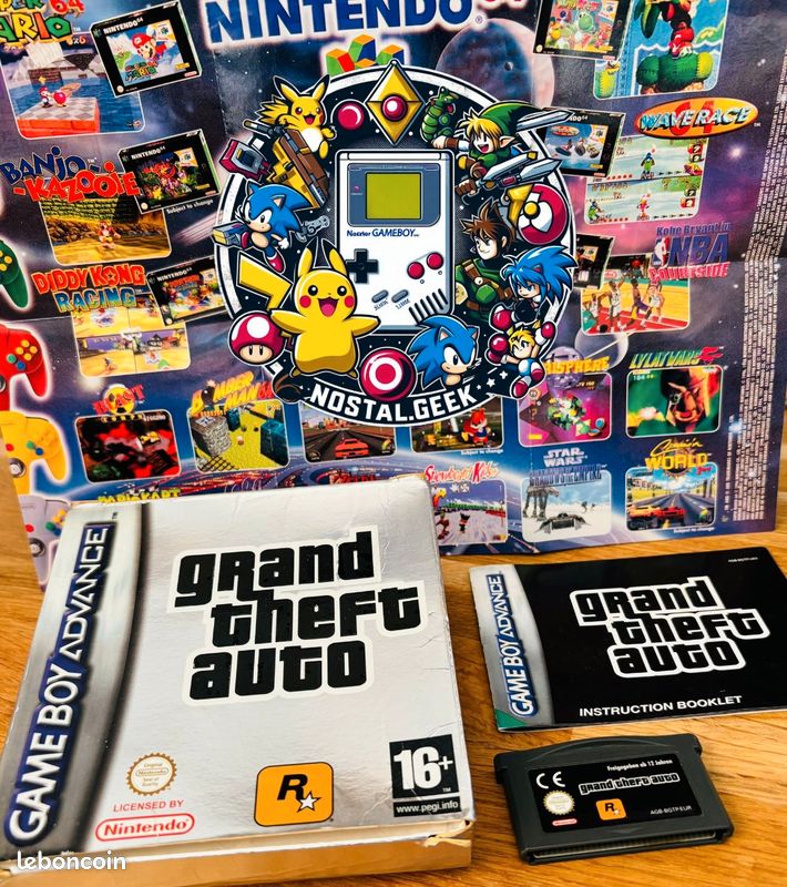 Grand Theft Auto Gba Gta Advance Gba Grand Theft Auto Game Boy