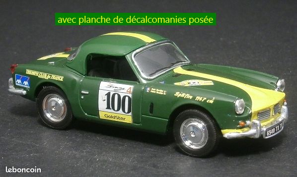Triumph Spitfire MK2 de 1964 à vendre - Automobiles de collection