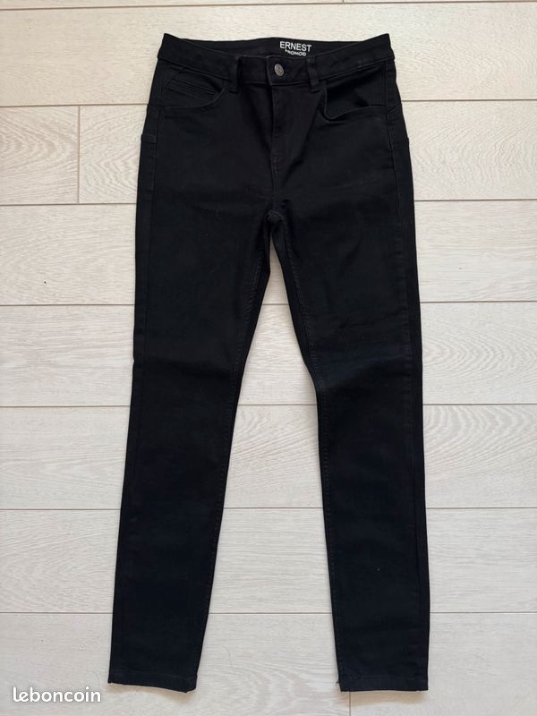 Denim Pantalon Promod Ernest Jean Noir Promod Jean Skinny Push Up