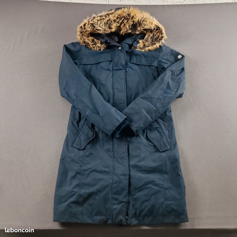 Veste de chasse bleu marine à carreaux EQUINE ATHLETICS, taille 14 femme - France