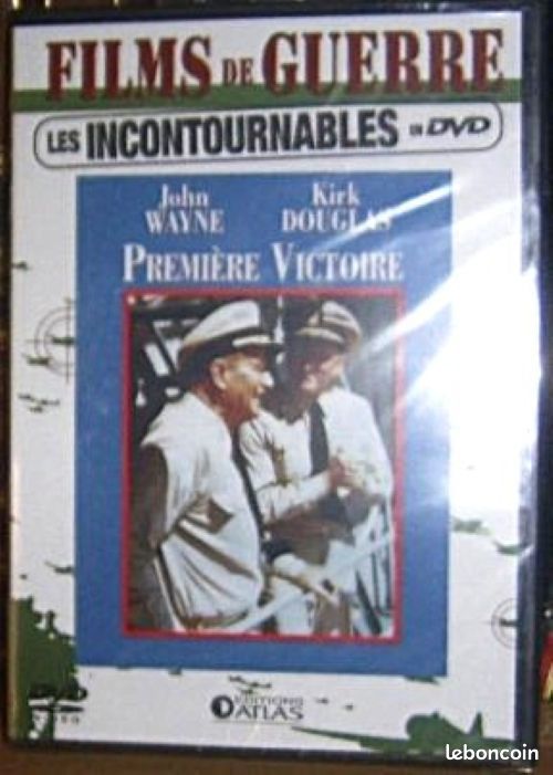 Première victoire john wayne kirk douglas dvd neuf sous blister collection films de guerres envoi protégé suivi (image 1)
