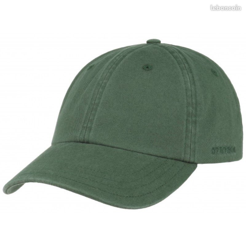 Casquette Baseball Rector Verte - Stetson - NEUVE (image 2)