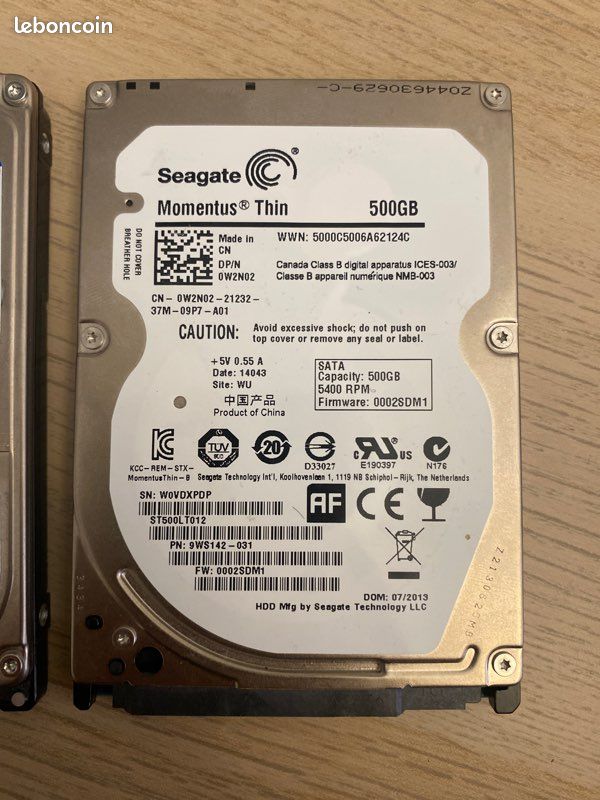 Disques dur Hdd 500go sata (image 4)