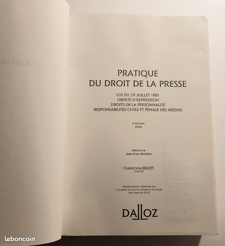 Pratique du droit de la presse. 3e éd (image 2)
