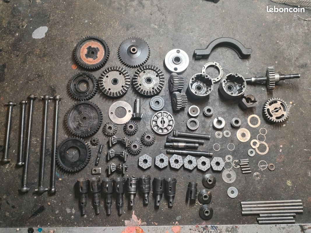 Engrenage Principal 47T En Acier Pour HPI Savage 4.6/X/21/25/SS – Réf. HPI 76937 – Pour RC 1/8