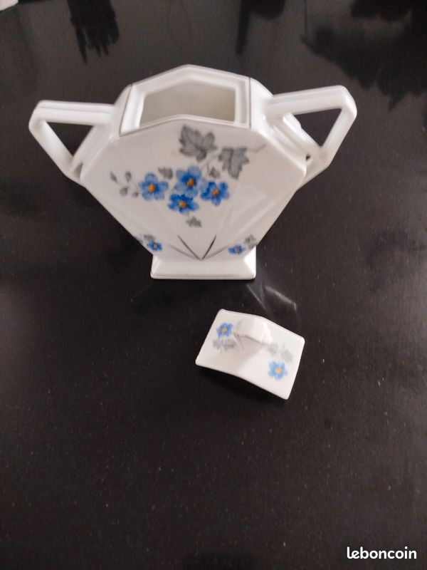 Sucrier art déco porcelaine (image 2)