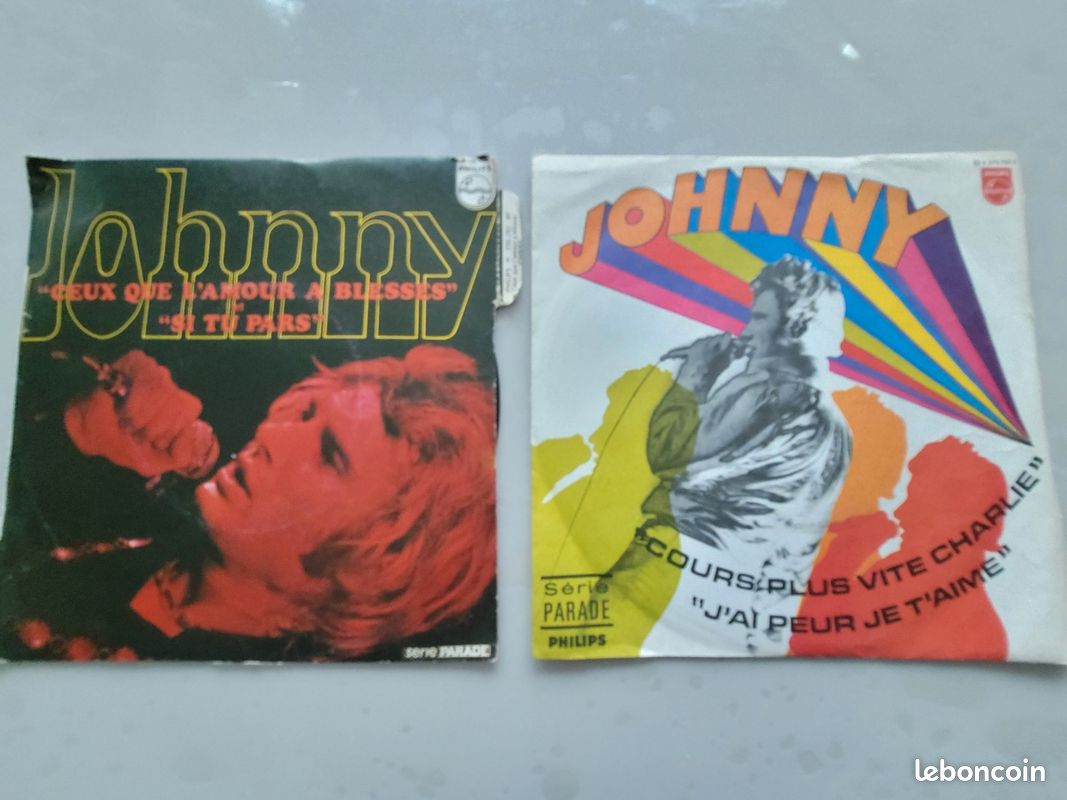 45 tours de Johnny hallyday (image 1)