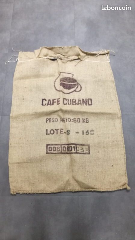 Vrai Sac En Toile De Jute Café - Déco Rétro Et Authentique