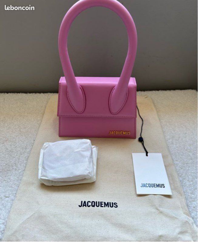 Bag Sac Jacquemus Rose Le Petit Panier Soli Bag Jacquemus Neon Pink