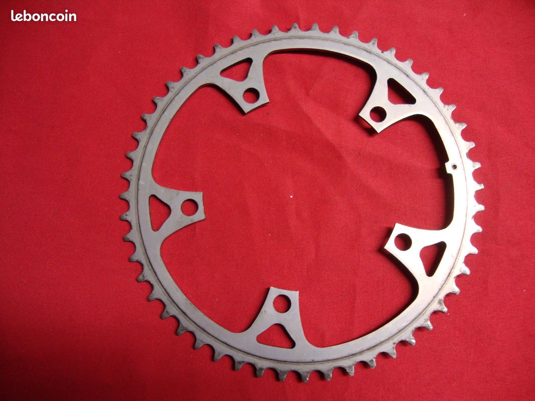 Shimano SG A-42 42T Chainring 130 BCD 5-Bolt Road Bike Silver Alloy 50g Used