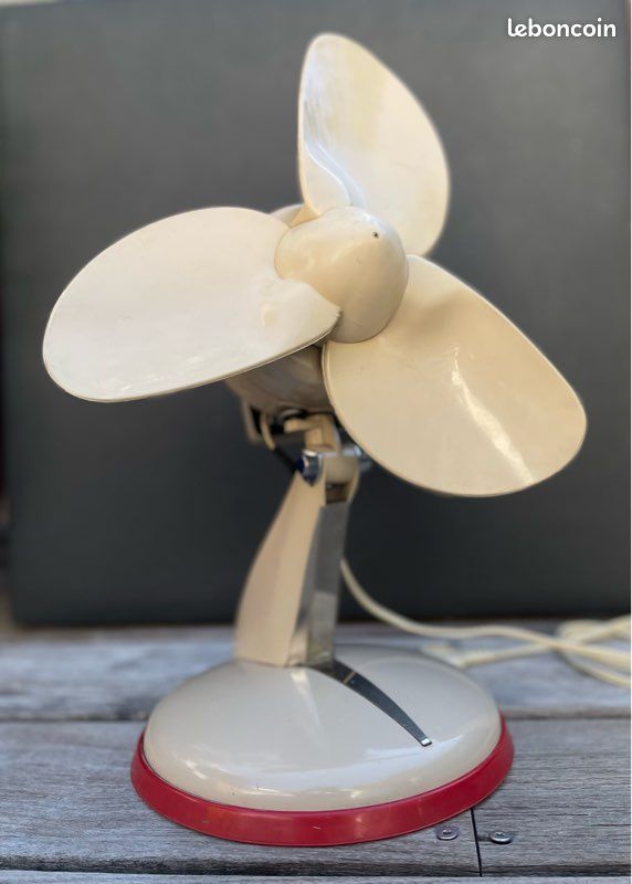 Ventilateur vintage ELGE VM1SO années 50/60 – Fonctionnel – Design rétro (image 1)
