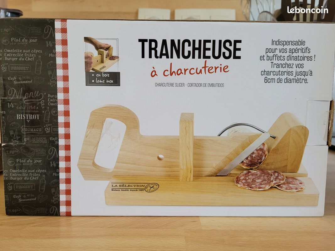 Trancheuse à charcuterie neuve encore emballée (image 1)