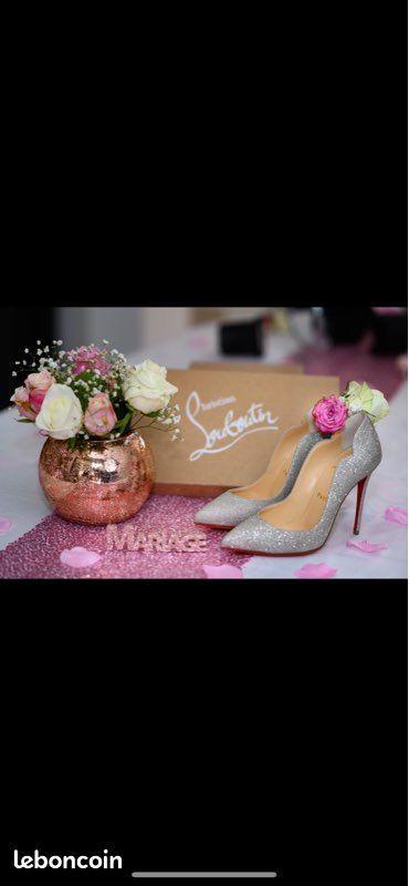 Talon Louboutin Chaussure Louboutin Mariage Louboutin Pailletée