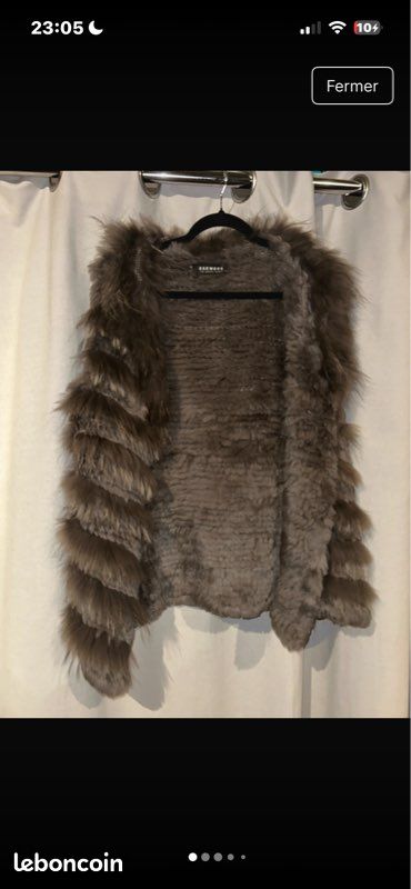 Veste Sans Manches Fourrée Bleue Pour Homme - Taille L - Neuf (sans étiquettes)