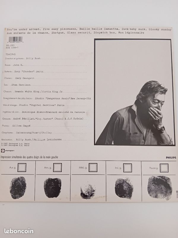 Vinyle de Serge Gainsbourg (image 2)