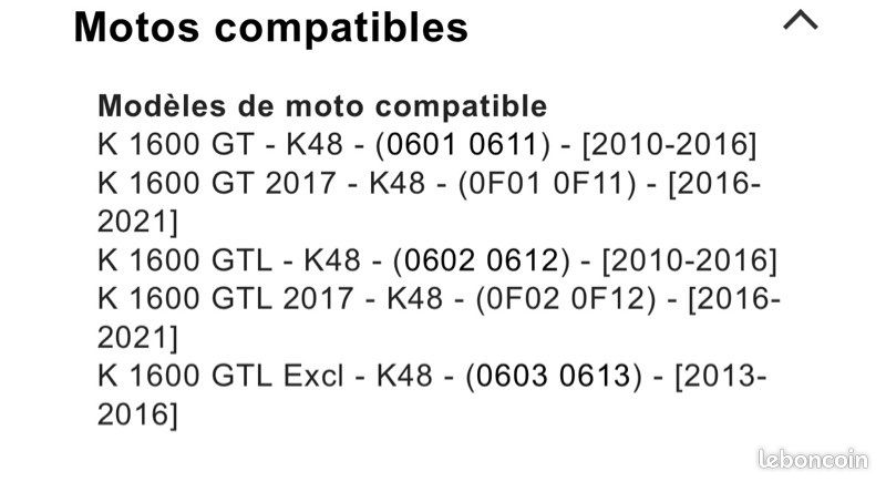 Pare chaleur carbone bmw akrapovic k1600 (image 3)