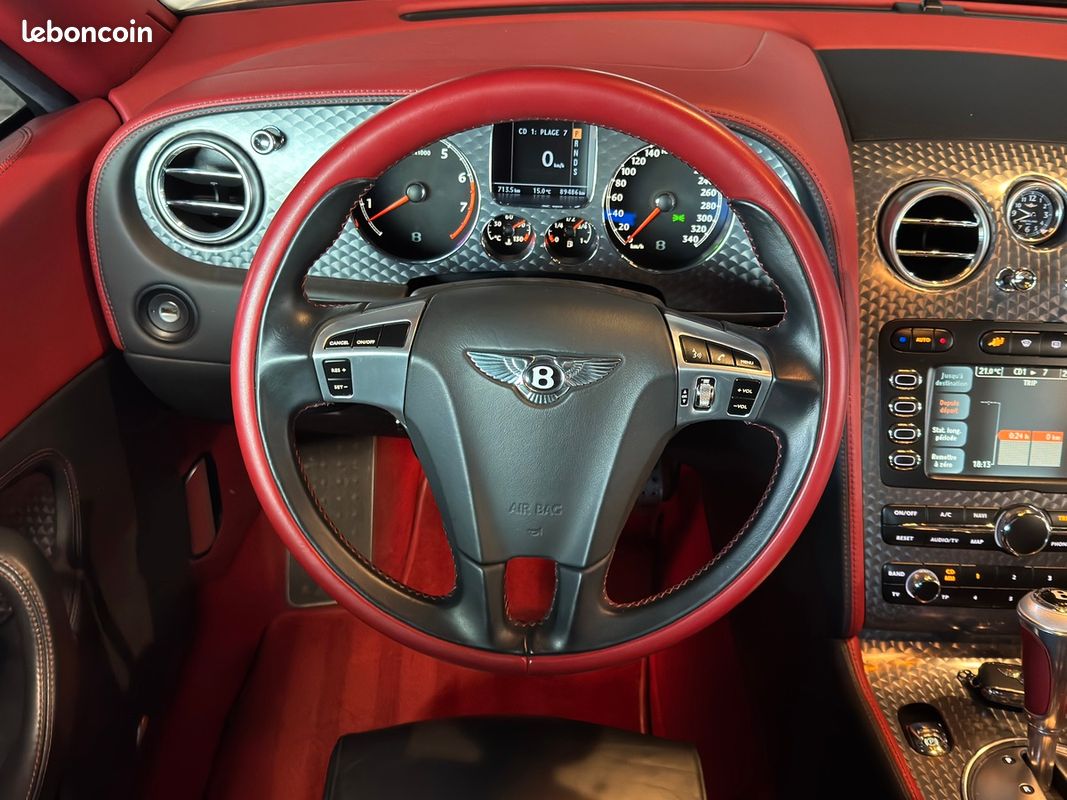 Bentley Continental GT Speed | 6.0 W12 | Origine France | Entretien Constructeur | Etat Proche Neuf (image 20)