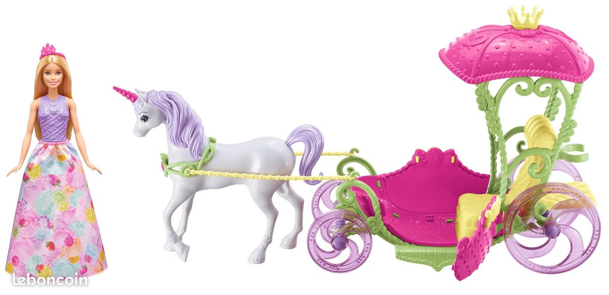 Barbie Caleche et sa Licorne Dreamtopia (image 2)