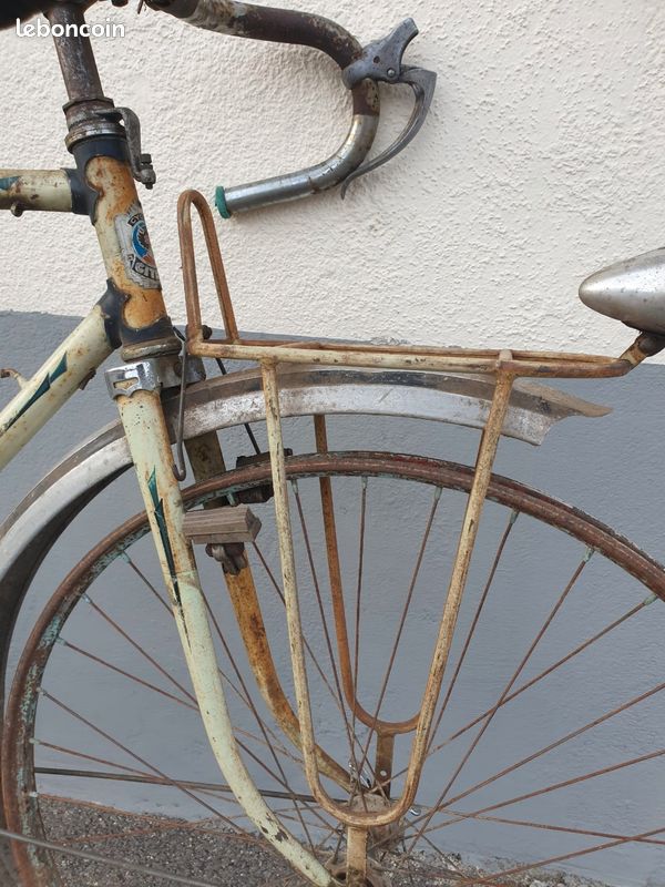 Vélo Gitane Randonneur Vintage - Cadre Acier 58 Cm - 15 Vitesses - Ville - France