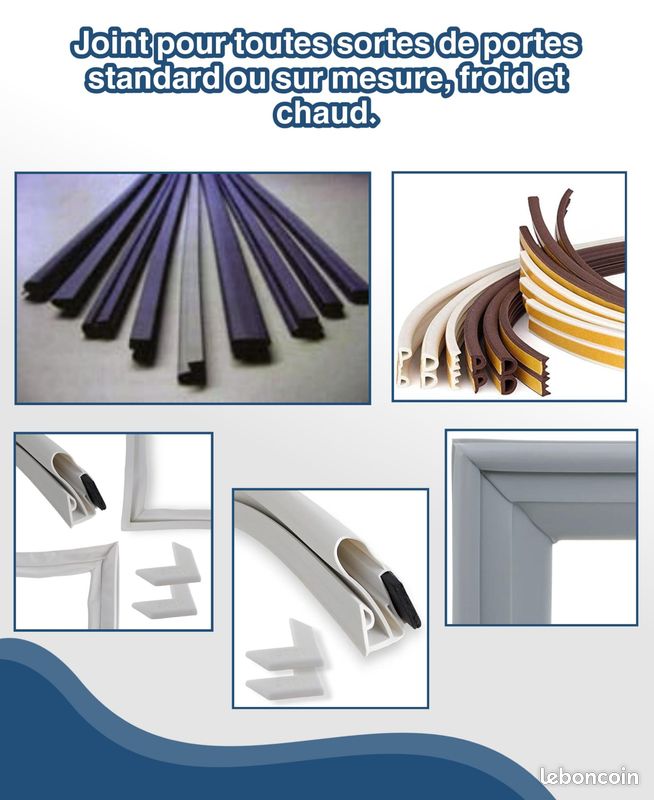 Joint pour toutes sorte portes standard ou sur mesure , froid et chaud (image 1)