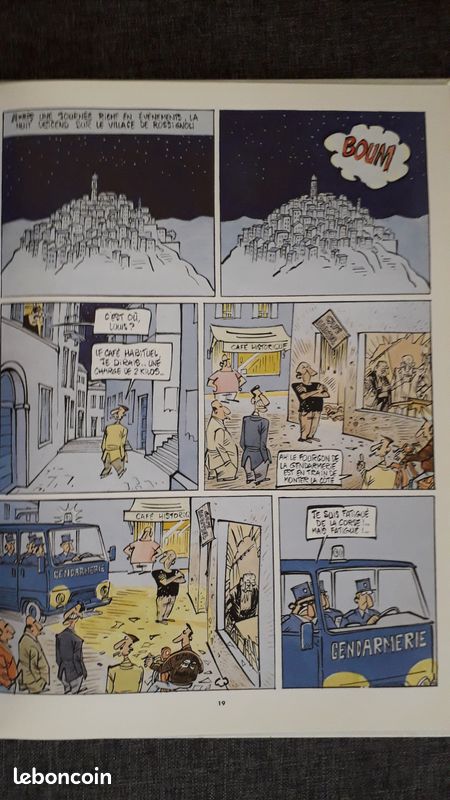 BD 1ère édition Pétillon :"L'enquête corse" ed. Albin Michel (image 4)