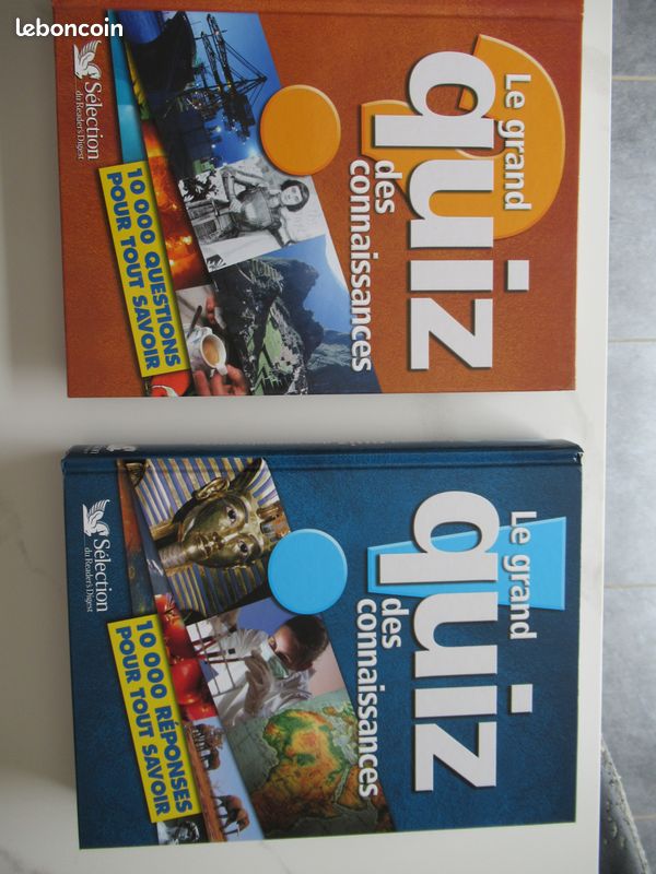 2 livres le grand quiz des connaissances (image 1)