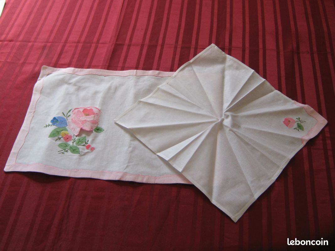 6 Set de table & 6 serviettes assorties - NEUF (image 3)