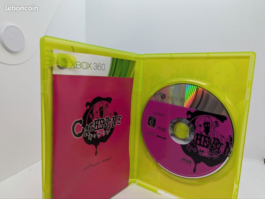 Jeu CATHERINE Complet Sur Xbox 360 - Version Japonaise En Bon État