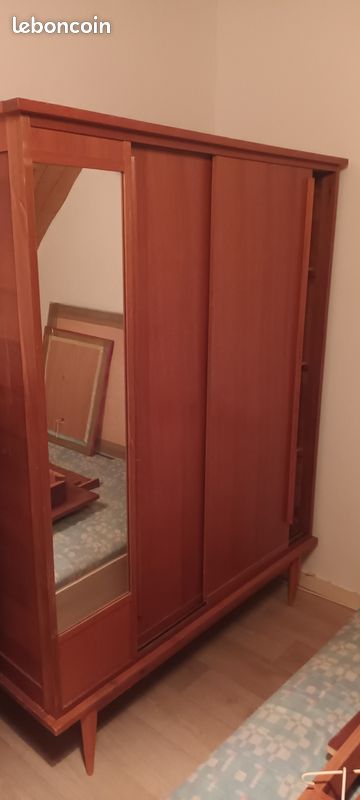 Armoire penderie scandinave années 1960 (image 1)