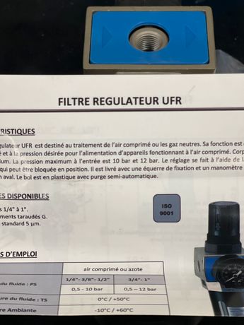 Filtre régulateur UFR
