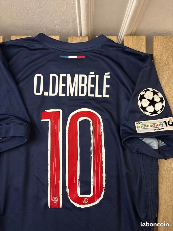 Maillot Domicile PSG 2025-2026 Nike - Flocage Mbélé #10 - Plusieurs Tailles