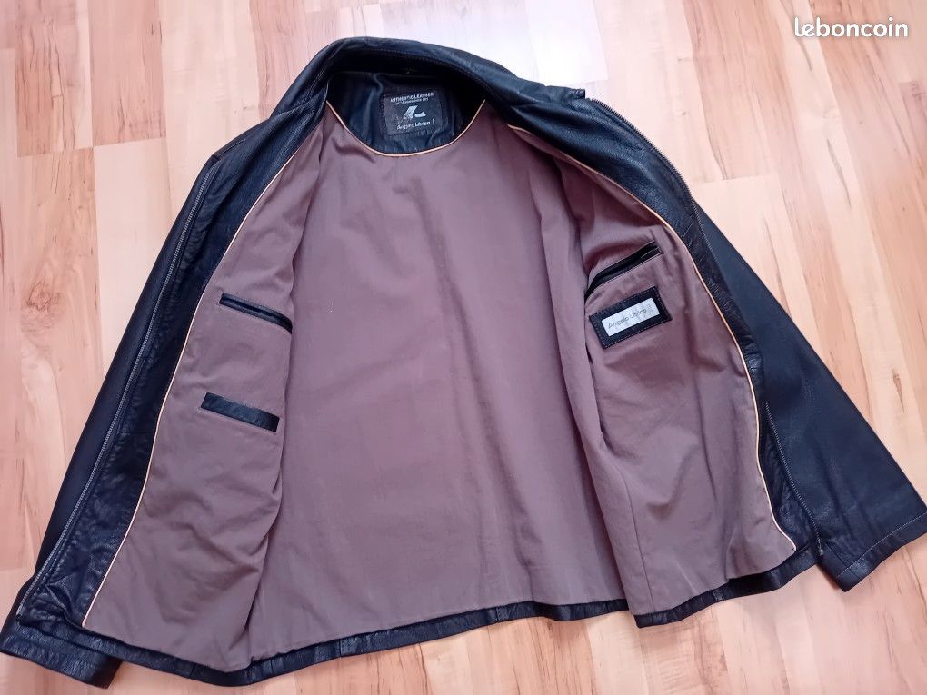 Veste en cuir- Homme (image 4)