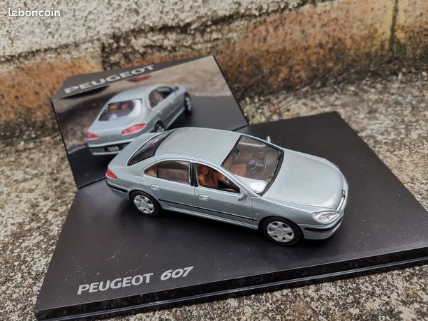 Maquette Peugeot 607 Norev 1/43 - Occasion, état Satisfaisant (manque Un Rétro)