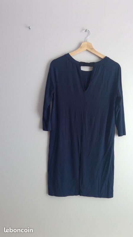Robe Bleu marine Mango taille S (image 1)
