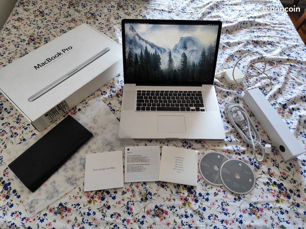 MacBook Pro 17 Pouces - Apple, Gris, Très Bon état
