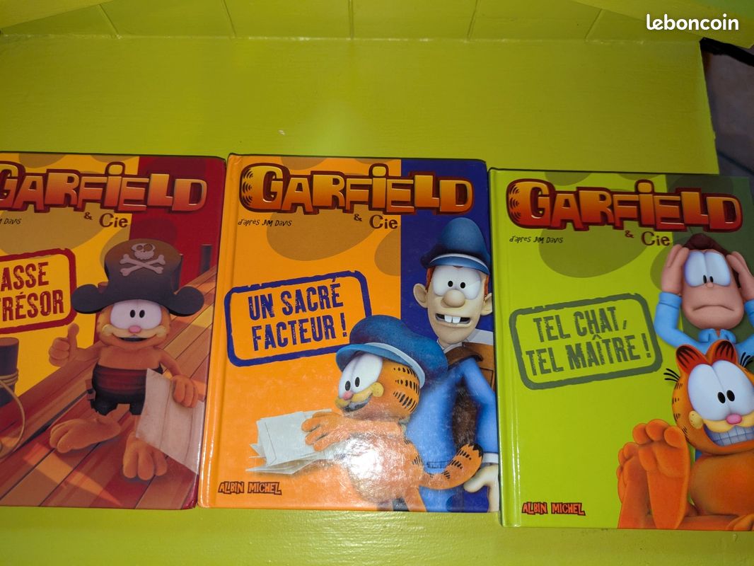 Lot de trois tomes Garfield et compagnie (image 1)