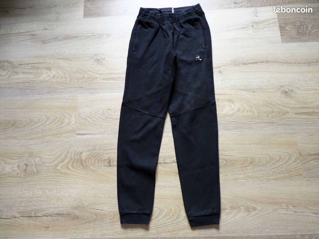 Jogging garçon 14 ans le coq sportif pantalon sport noir TBE