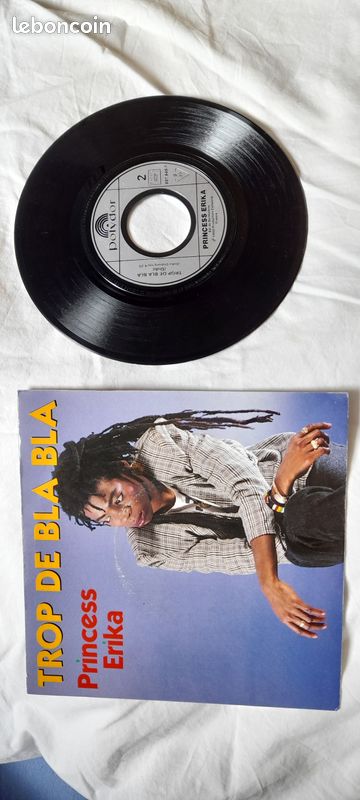 PRINCESS ERIKA - Trop de blabla (vinyle 45t) (image 2)