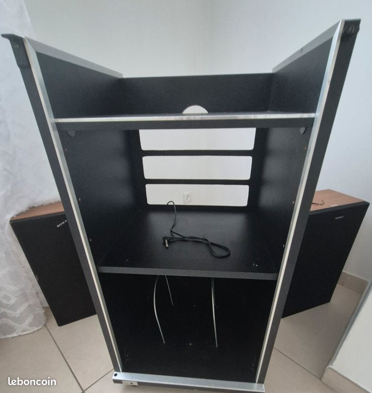 Meuble Hi-Fi Pioneer Vintage pour Chaîne Stéréo et Vinyles (image 1)