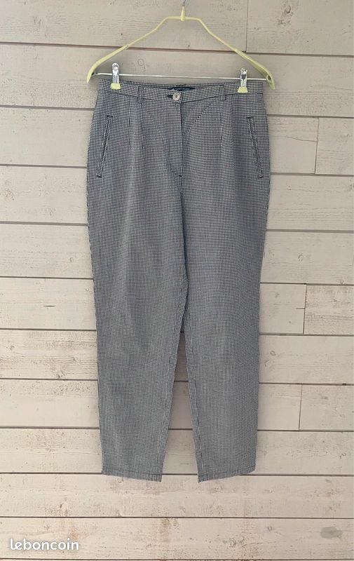 Pantalon Vichy Vintage St Hilaire Vêtements