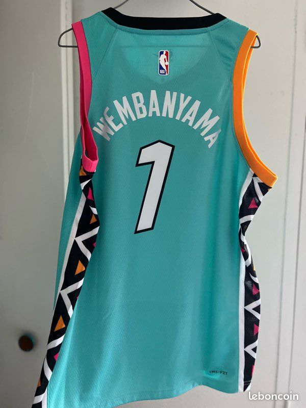 Maillot NBA Victor Wembanyama - San Antonio Spurs City Edition - Swingman Nike Taille L