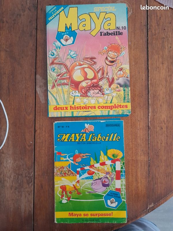 Bd Maya l'abeille. 1 magazine février 1979 + 1 album 1981 n°10 (image 1)