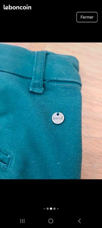 Pantalon vert Trend (image 7)