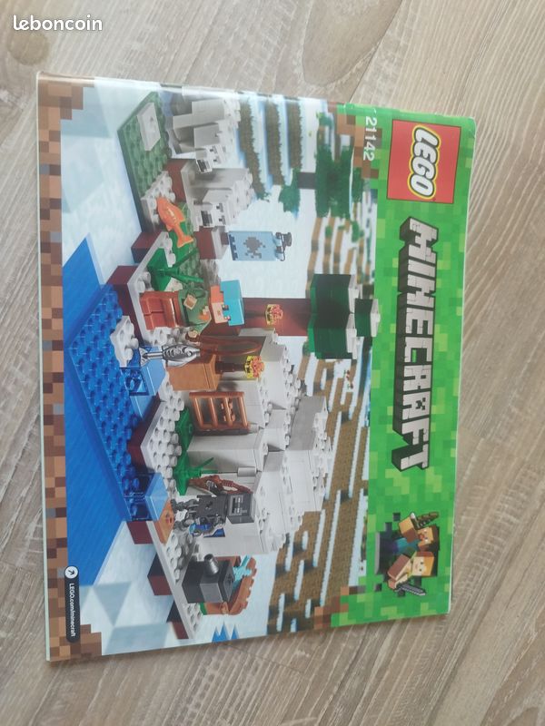 LEGO Minecraft 21142 – L'Igloo de la Neige (complet, rare) Jeux