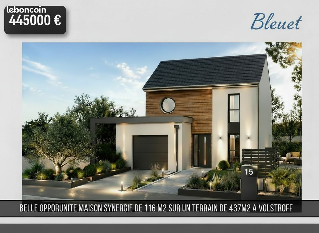 Maison 6 pièces 116 m² · à Volstroff · 116 m² · 445 000 €
