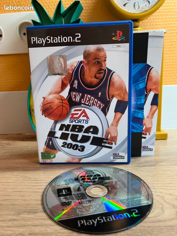 NBA Live 2003 – PlayStation Bon état Complet -Pal Jeux vidéo